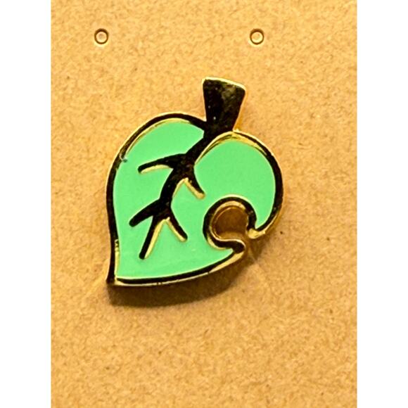 Animal Crossing Leaf Currency Nintendo Enamel Pin - Picture 1 of 3